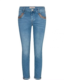 Mosmosh Naomi Arrow Jeans Blue Regular